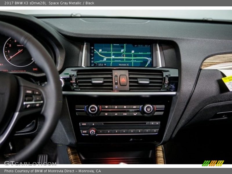 Space Gray Metallic / Black 2017 BMW X3 sDrive28i