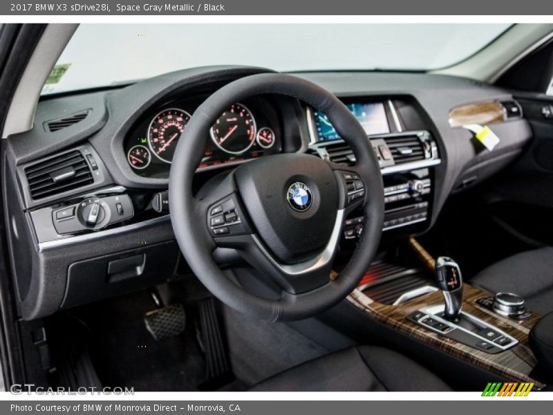 Space Gray Metallic / Black 2017 BMW X3 sDrive28i