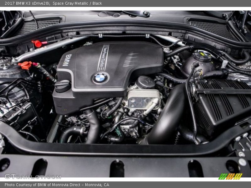 Space Gray Metallic / Black 2017 BMW X3 sDrive28i