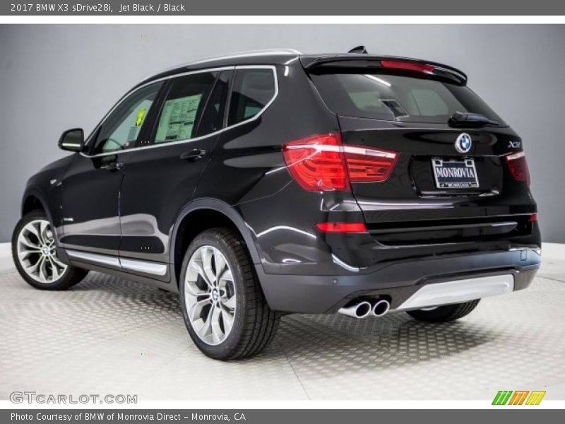 Jet Black / Black 2017 BMW X3 sDrive28i