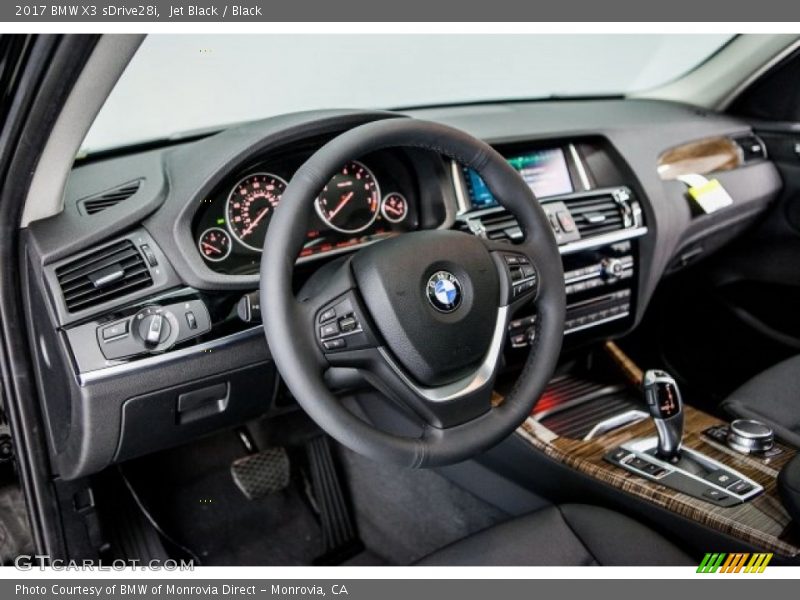 Jet Black / Black 2017 BMW X3 sDrive28i