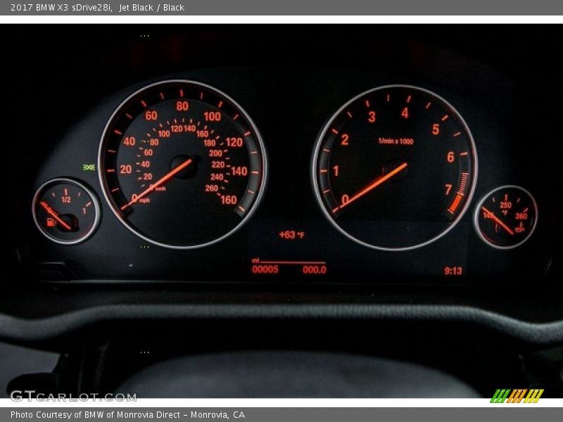 Jet Black / Black 2017 BMW X3 sDrive28i