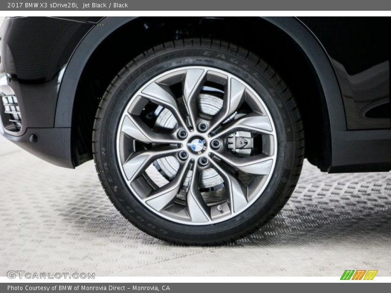 Jet Black / Black 2017 BMW X3 sDrive28i