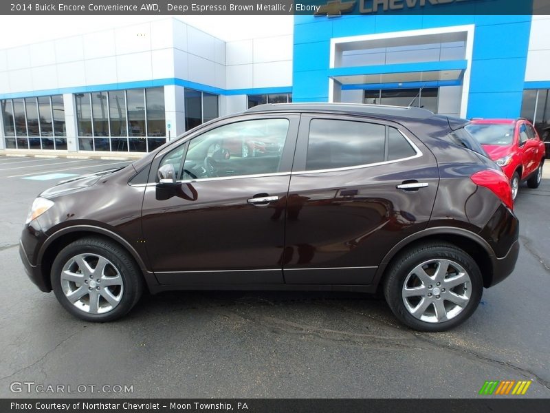 Deep Espresso Brown Metallic / Ebony 2014 Buick Encore Convenience AWD