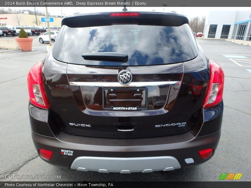 Deep Espresso Brown Metallic / Ebony 2014 Buick Encore Convenience AWD