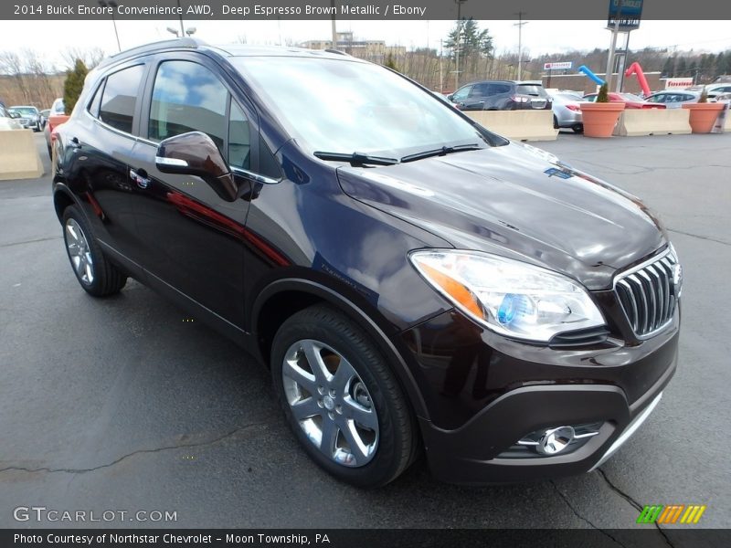 Deep Espresso Brown Metallic / Ebony 2014 Buick Encore Convenience AWD