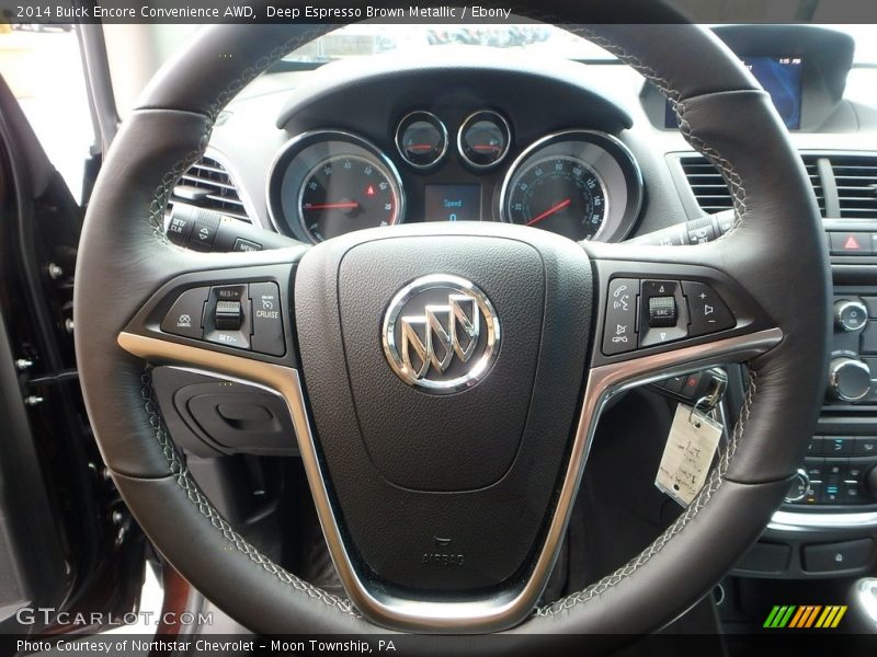 Deep Espresso Brown Metallic / Ebony 2014 Buick Encore Convenience AWD