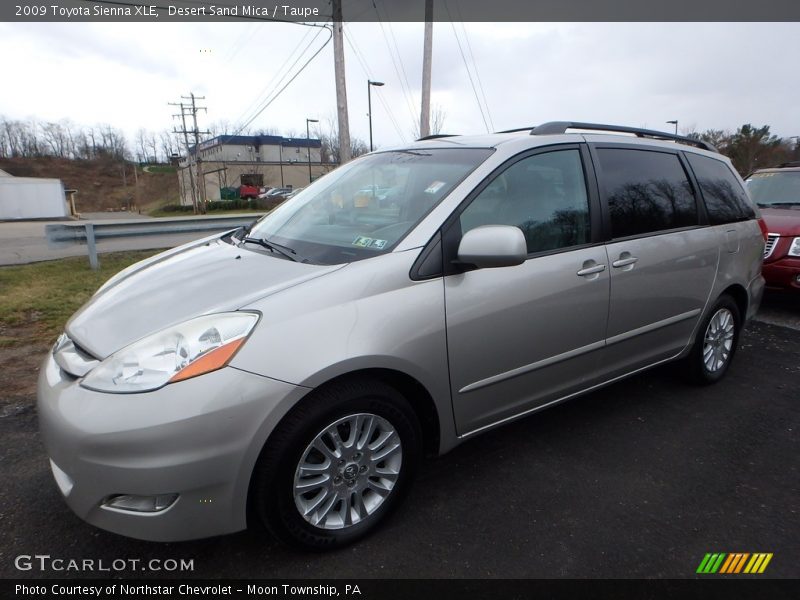 Desert Sand Mica / Taupe 2009 Toyota Sienna XLE