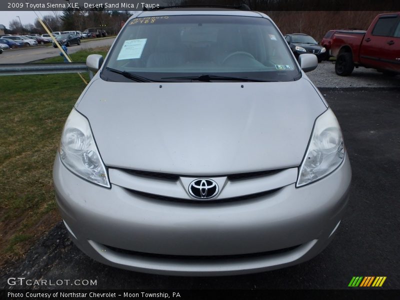 Desert Sand Mica / Taupe 2009 Toyota Sienna XLE