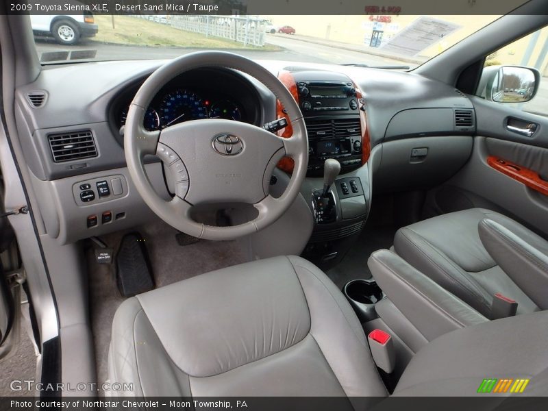 Desert Sand Mica / Taupe 2009 Toyota Sienna XLE