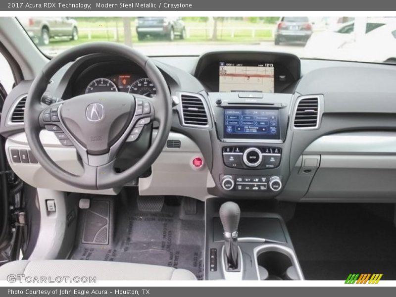 Modern Steel Metallic / Graystone 2017 Acura RDX Technology