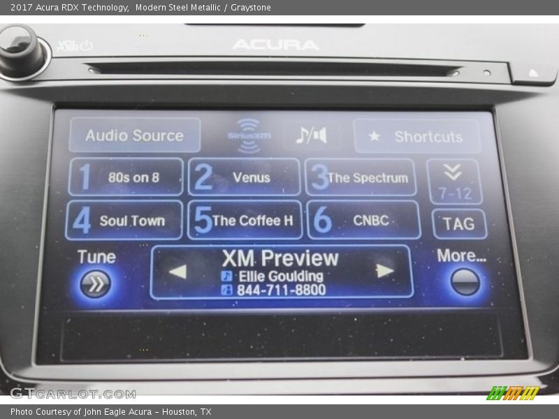 Modern Steel Metallic / Graystone 2017 Acura RDX Technology