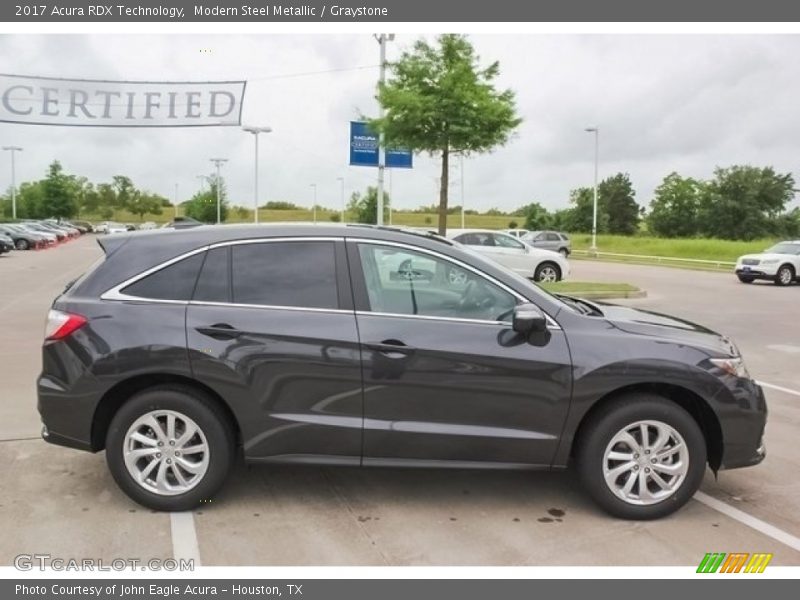 Modern Steel Metallic / Graystone 2017 Acura RDX Technology