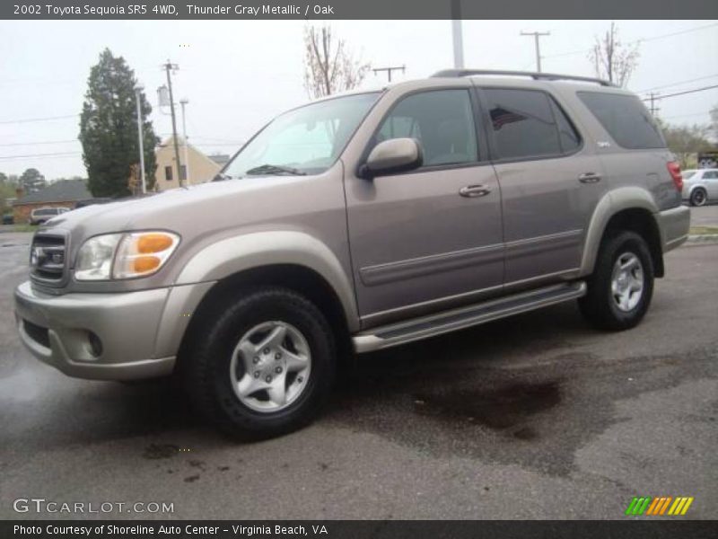 Thunder Gray Metallic / Oak 2002 Toyota Sequoia SR5 4WD