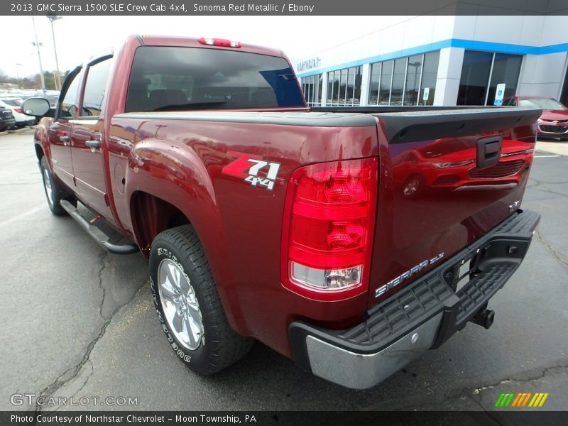 Sonoma Red Metallic / Ebony 2013 GMC Sierra 1500 SLE Crew Cab 4x4