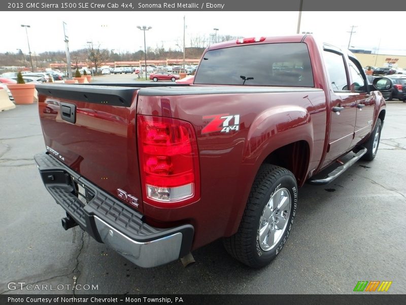 Sonoma Red Metallic / Ebony 2013 GMC Sierra 1500 SLE Crew Cab 4x4