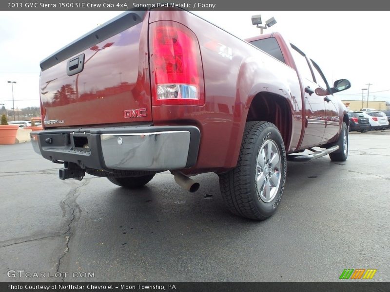 Sonoma Red Metallic / Ebony 2013 GMC Sierra 1500 SLE Crew Cab 4x4