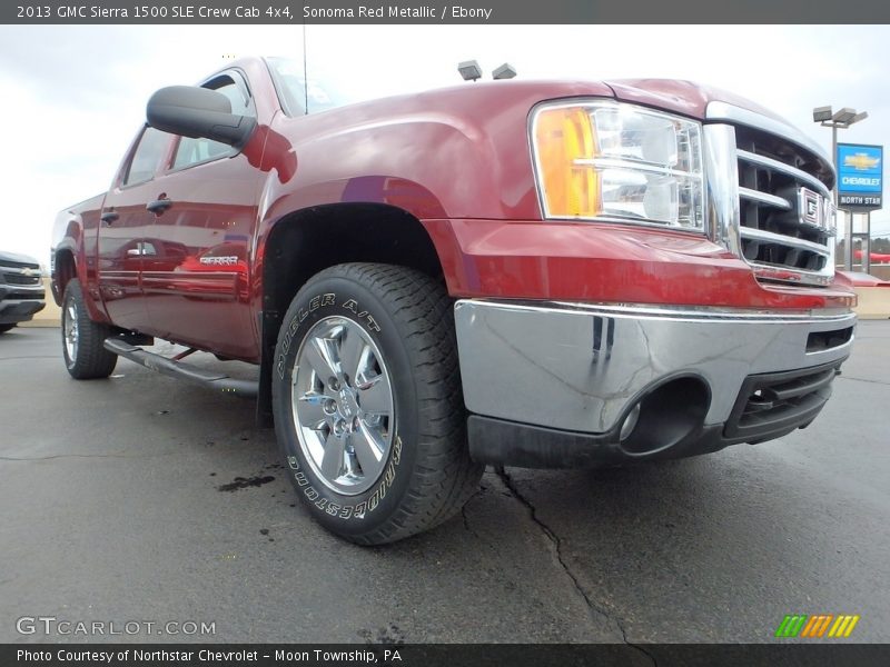 Sonoma Red Metallic / Ebony 2013 GMC Sierra 1500 SLE Crew Cab 4x4