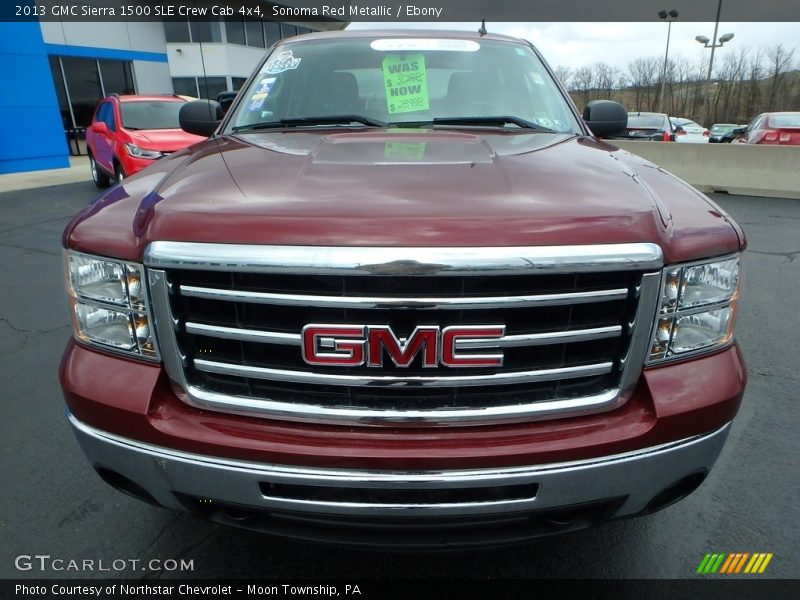 Sonoma Red Metallic / Ebony 2013 GMC Sierra 1500 SLE Crew Cab 4x4