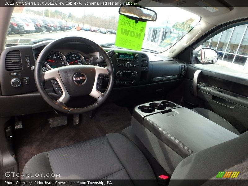 Sonoma Red Metallic / Ebony 2013 GMC Sierra 1500 SLE Crew Cab 4x4
