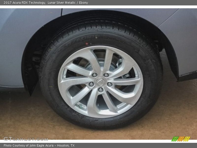 Lunar Silver Metallic / Ebony 2017 Acura RDX Technology