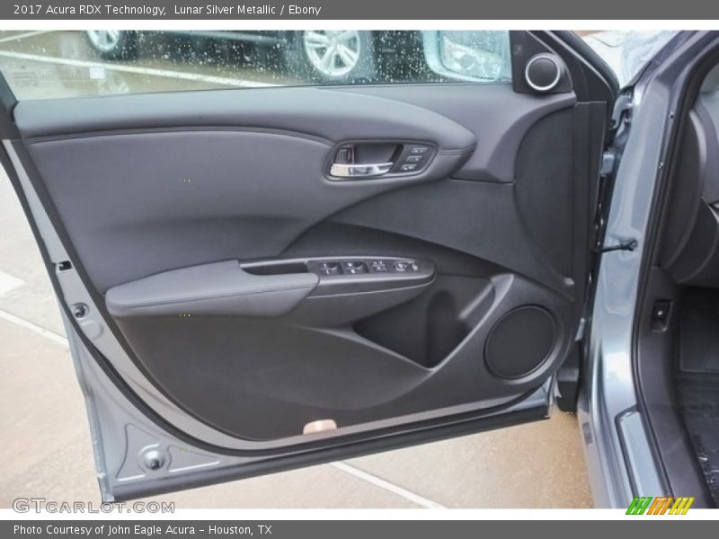 Lunar Silver Metallic / Ebony 2017 Acura RDX Technology