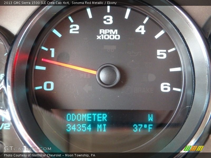Sonoma Red Metallic / Ebony 2013 GMC Sierra 1500 SLE Crew Cab 4x4