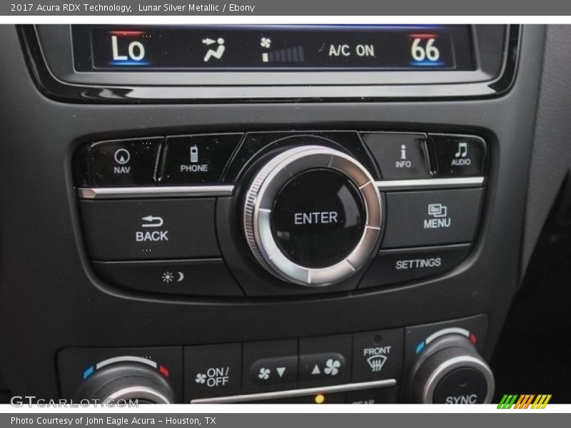 Lunar Silver Metallic / Ebony 2017 Acura RDX Technology