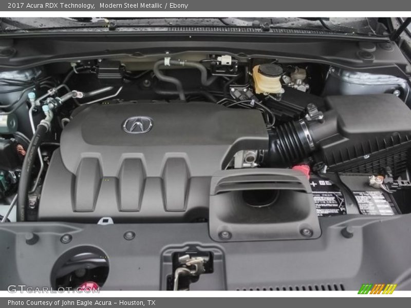 Modern Steel Metallic / Ebony 2017 Acura RDX Technology