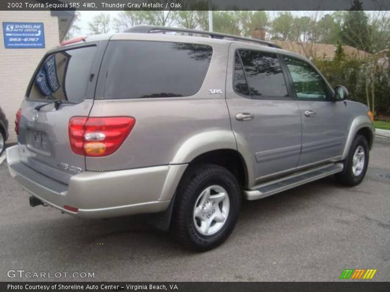 Thunder Gray Metallic / Oak 2002 Toyota Sequoia SR5 4WD