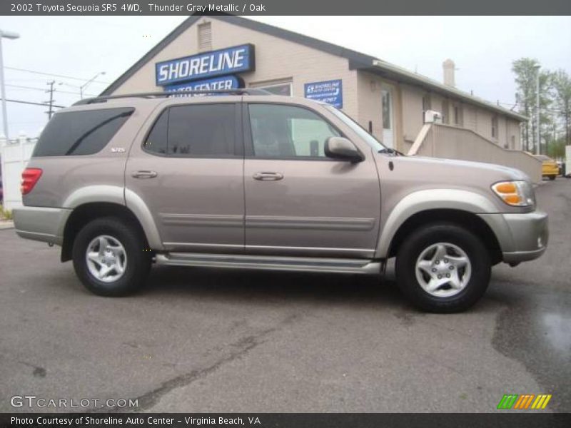 Thunder Gray Metallic / Oak 2002 Toyota Sequoia SR5 4WD