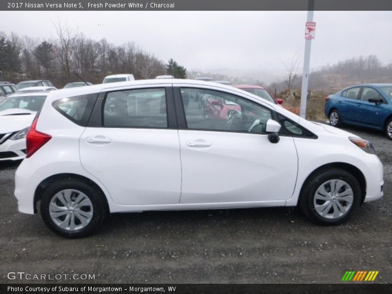 Fresh Powder White / Charcoal 2017 Nissan Versa Note S