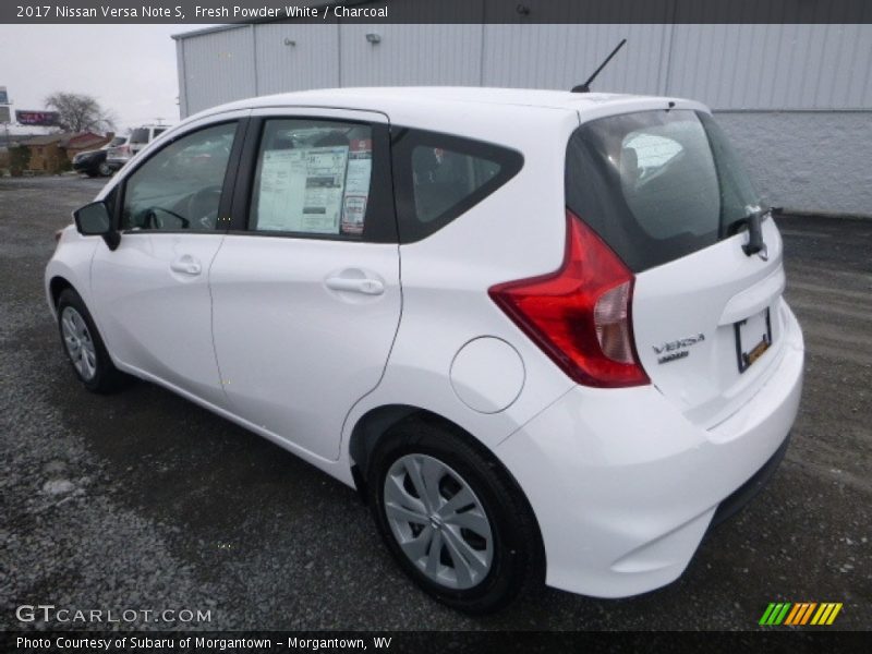 Fresh Powder White / Charcoal 2017 Nissan Versa Note S