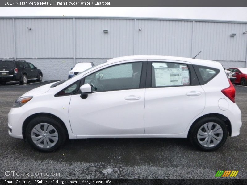 Fresh Powder White / Charcoal 2017 Nissan Versa Note S