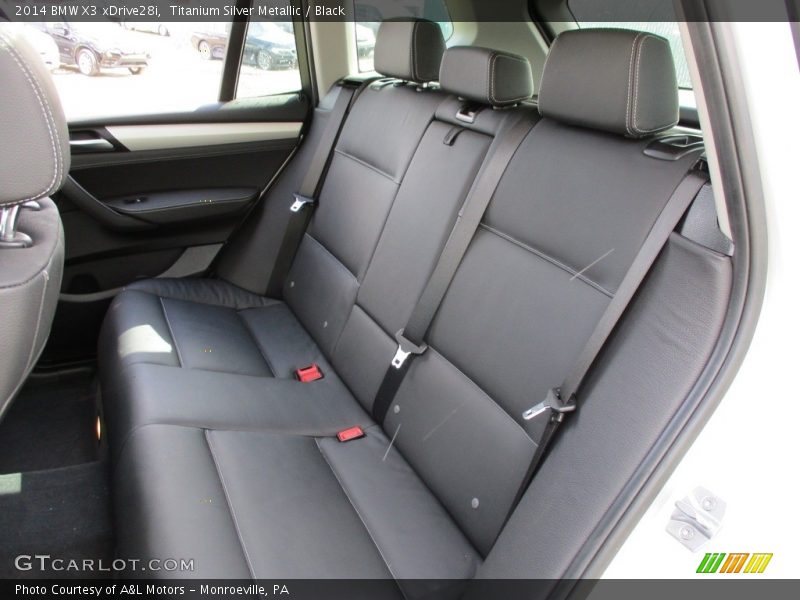 Titanium Silver Metallic / Black 2014 BMW X3 xDrive28i
