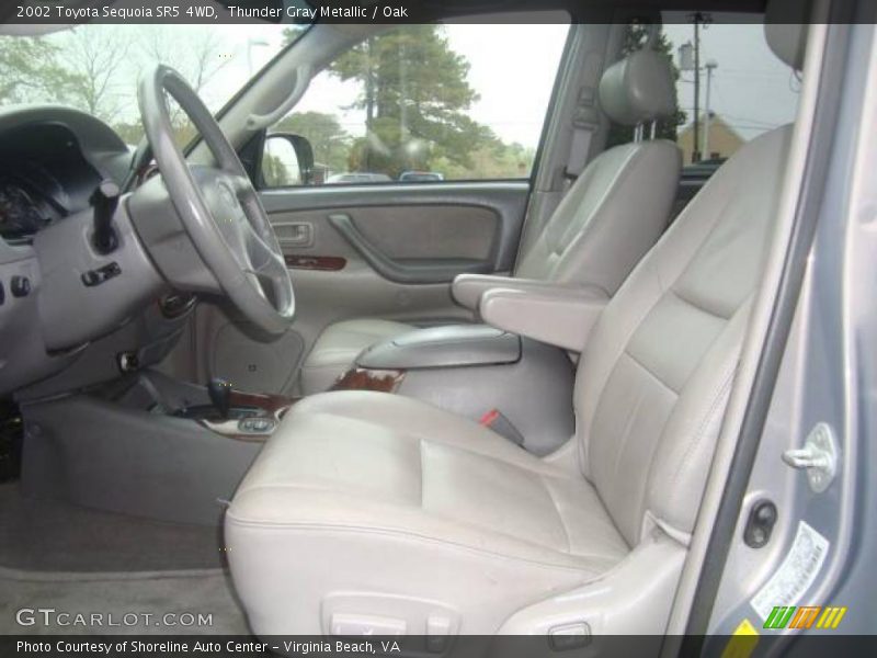 Thunder Gray Metallic / Oak 2002 Toyota Sequoia SR5 4WD