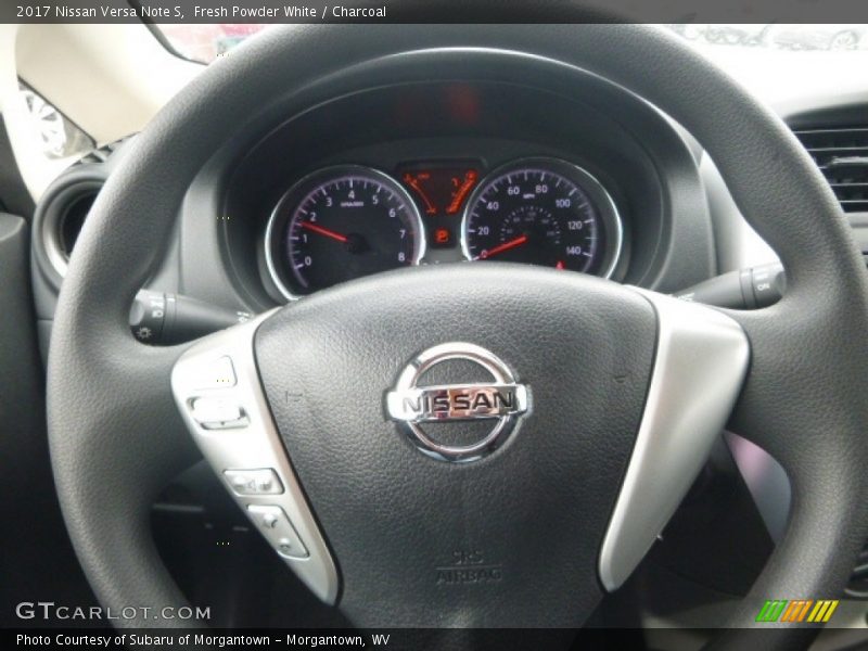 Fresh Powder White / Charcoal 2017 Nissan Versa Note S