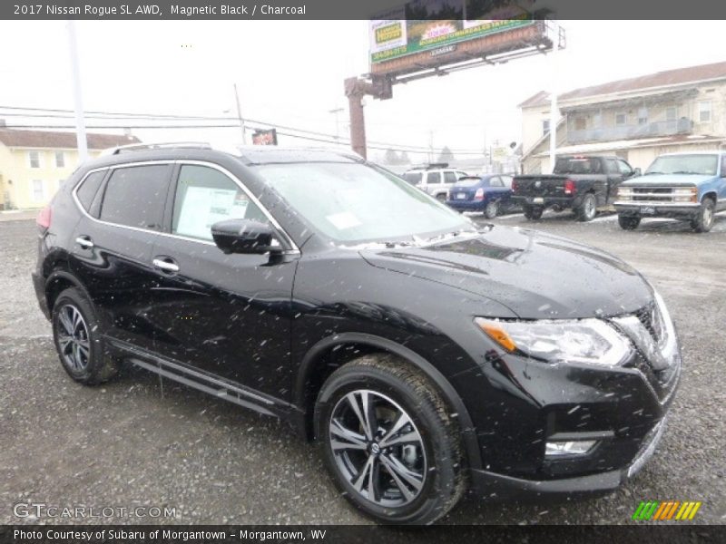Magnetic Black / Charcoal 2017 Nissan Rogue SL AWD