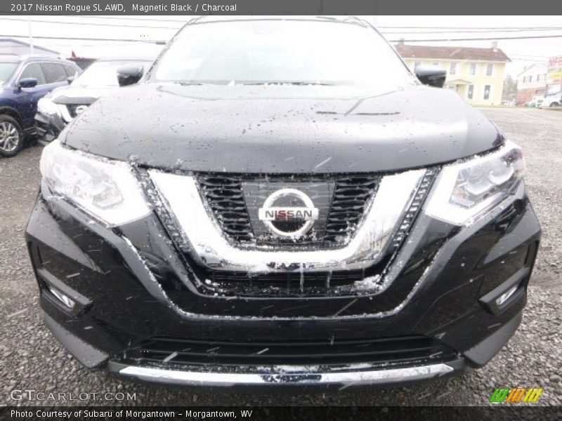 Magnetic Black / Charcoal 2017 Nissan Rogue SL AWD
