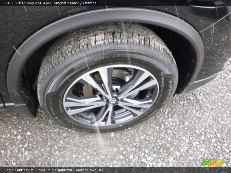 Magnetic Black / Charcoal 2017 Nissan Rogue SL AWD