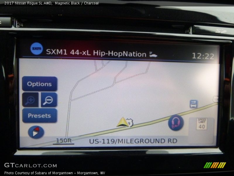 Magnetic Black / Charcoal 2017 Nissan Rogue SL AWD