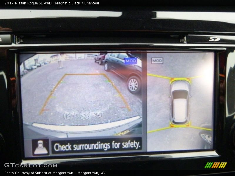 Magnetic Black / Charcoal 2017 Nissan Rogue SL AWD