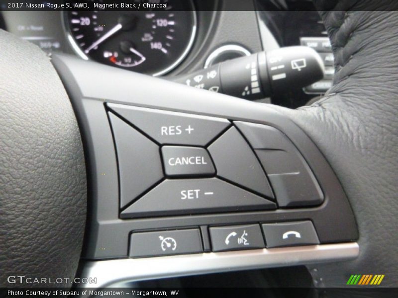 Magnetic Black / Charcoal 2017 Nissan Rogue SL AWD