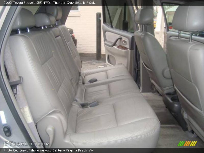 Thunder Gray Metallic / Oak 2002 Toyota Sequoia SR5 4WD