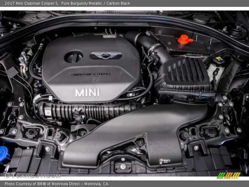  2017 Clubman Cooper S Engine - 2.0 Liter TwinPower Turbocharged DOHC 16-Valve VVT 4 Cylinder