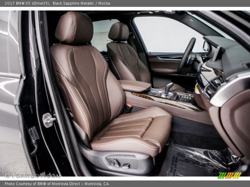 Black Sapphire Metallic / Mocha 2017 BMW X5 sDrive35i