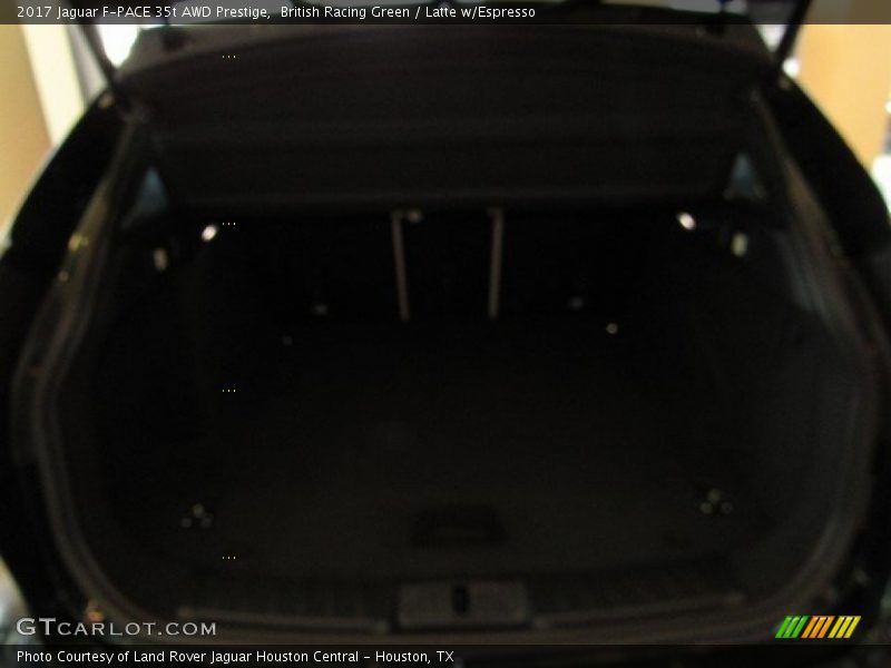 British Racing Green / Latte w/Espresso 2017 Jaguar F-PACE 35t AWD Prestige