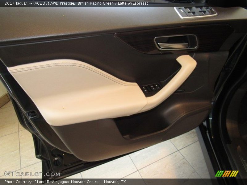 British Racing Green / Latte w/Espresso 2017 Jaguar F-PACE 35t AWD Prestige