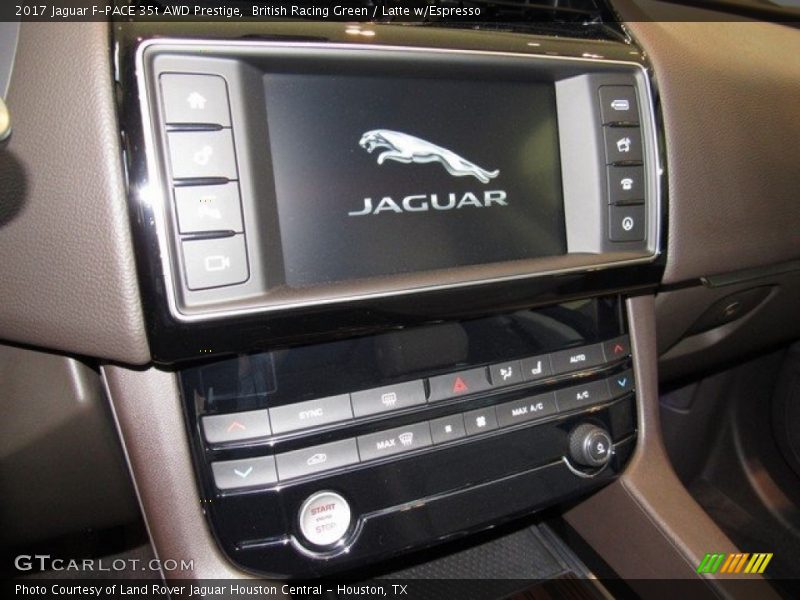 British Racing Green / Latte w/Espresso 2017 Jaguar F-PACE 35t AWD Prestige