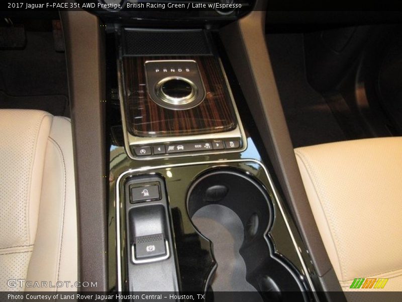 British Racing Green / Latte w/Espresso 2017 Jaguar F-PACE 35t AWD Prestige